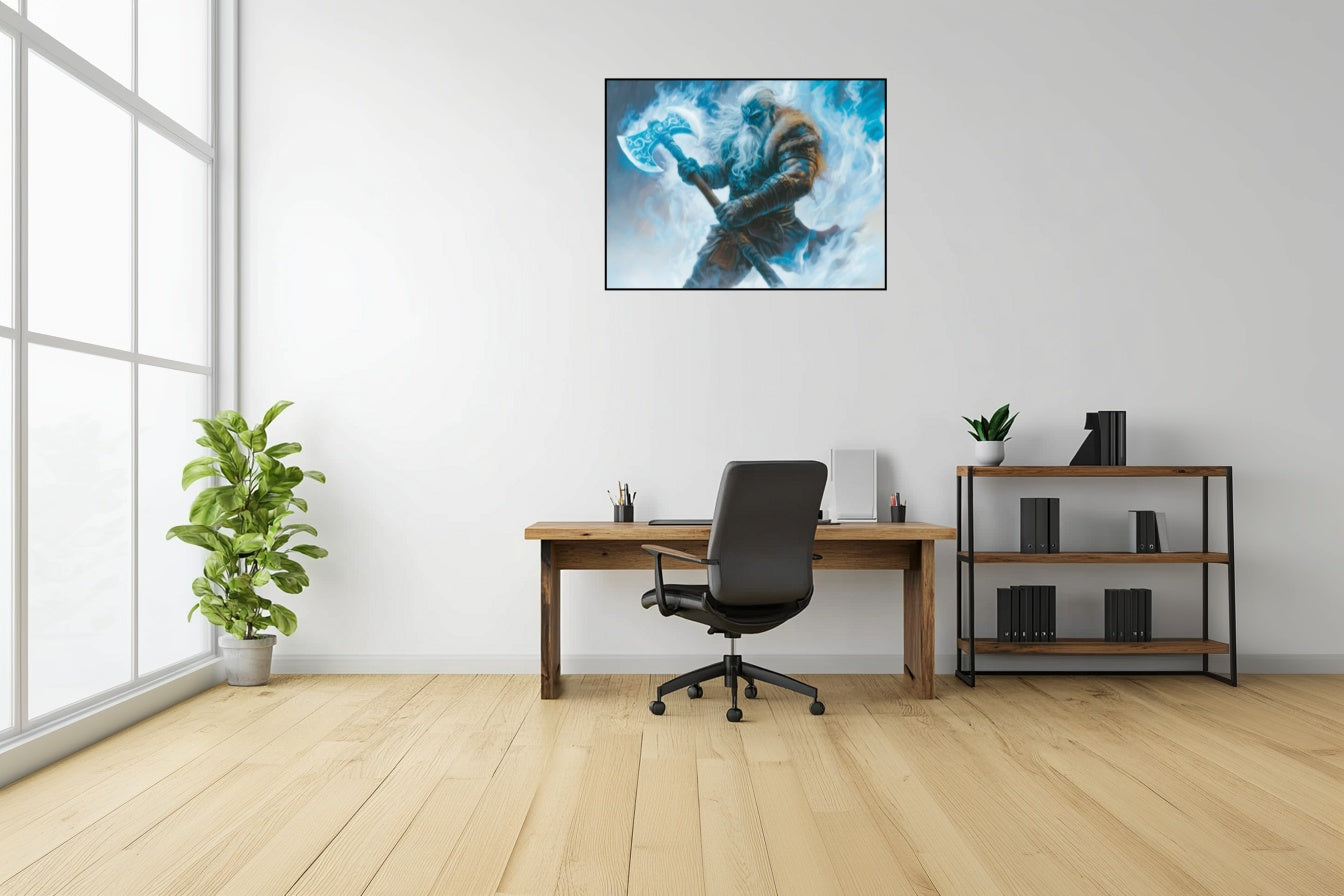 Fureur Glaciale - Vue bureau_1 en 80x60
