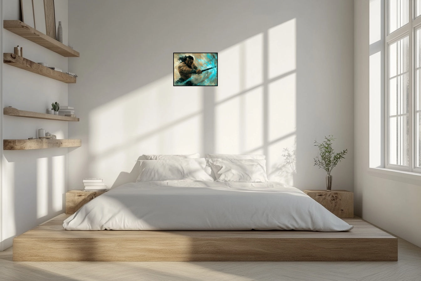 Souffle de Mana - Vue chambre_1 en 40x30