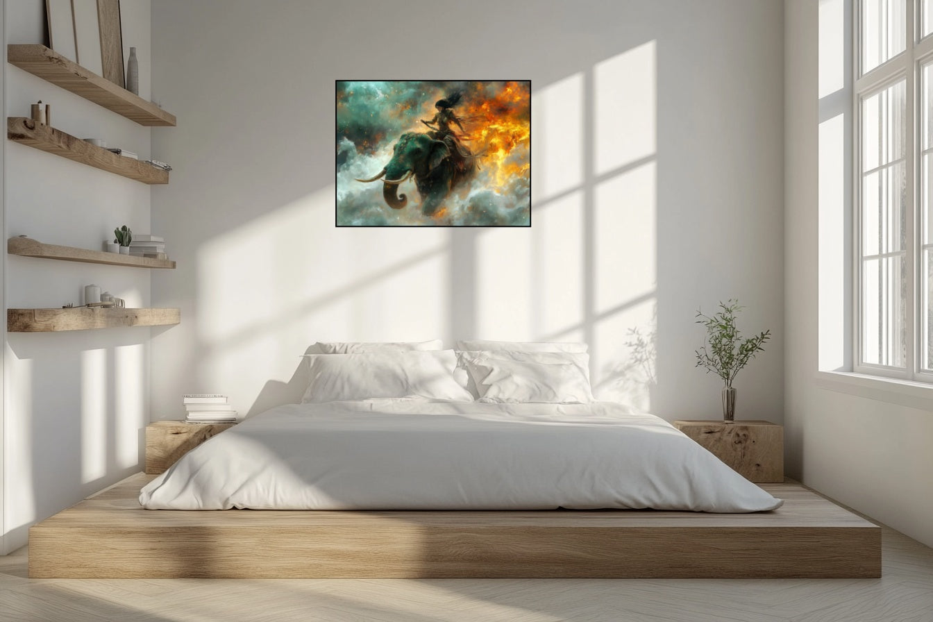 Tempête de Jade - Vue chambre_1 en 80x60