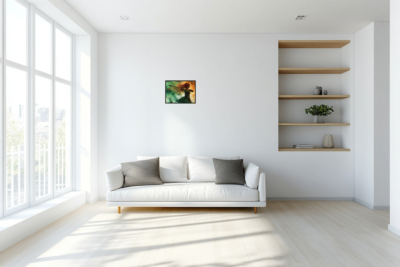 Fureur d'Émeraude - Vue salon_1 en 40x30