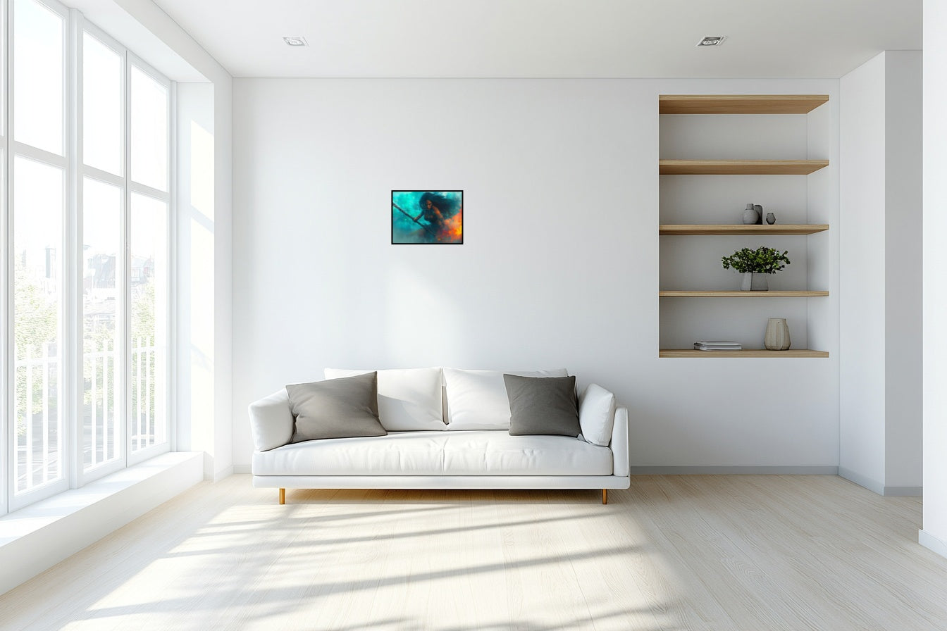 Gardienne des Caraïbes - Vue salon_1 en 40x30
