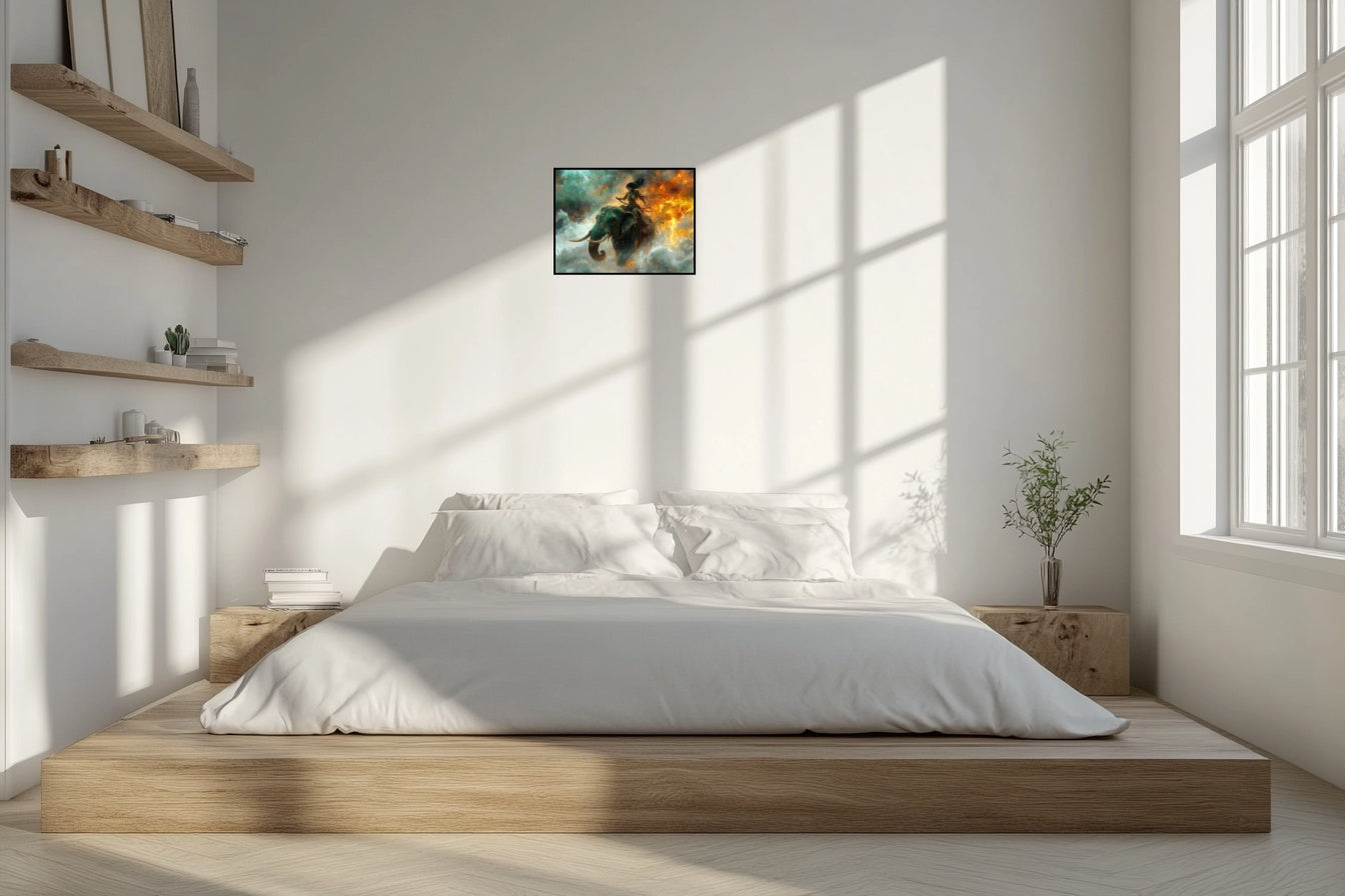 Tempête de Jade - Vue chambre_1 en 40x30