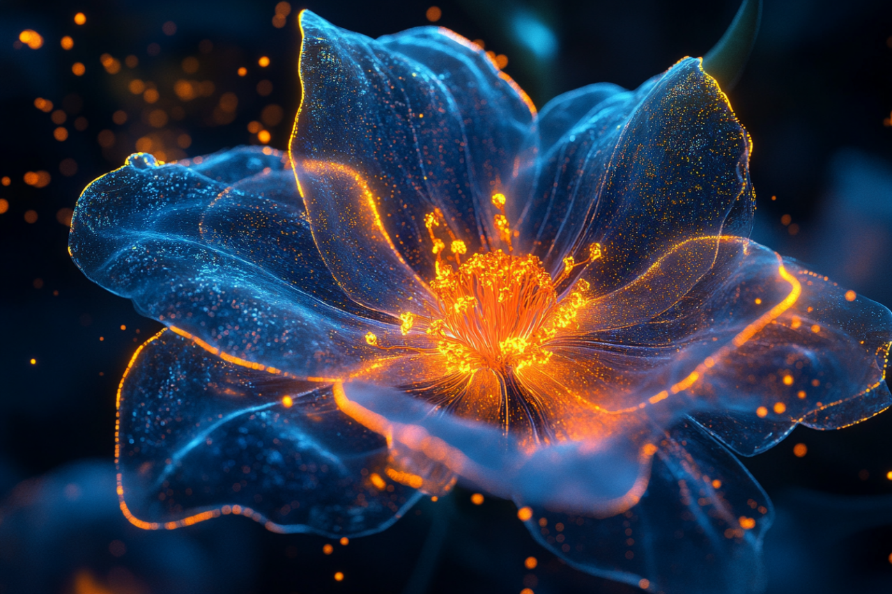Fleur Bioluminescente