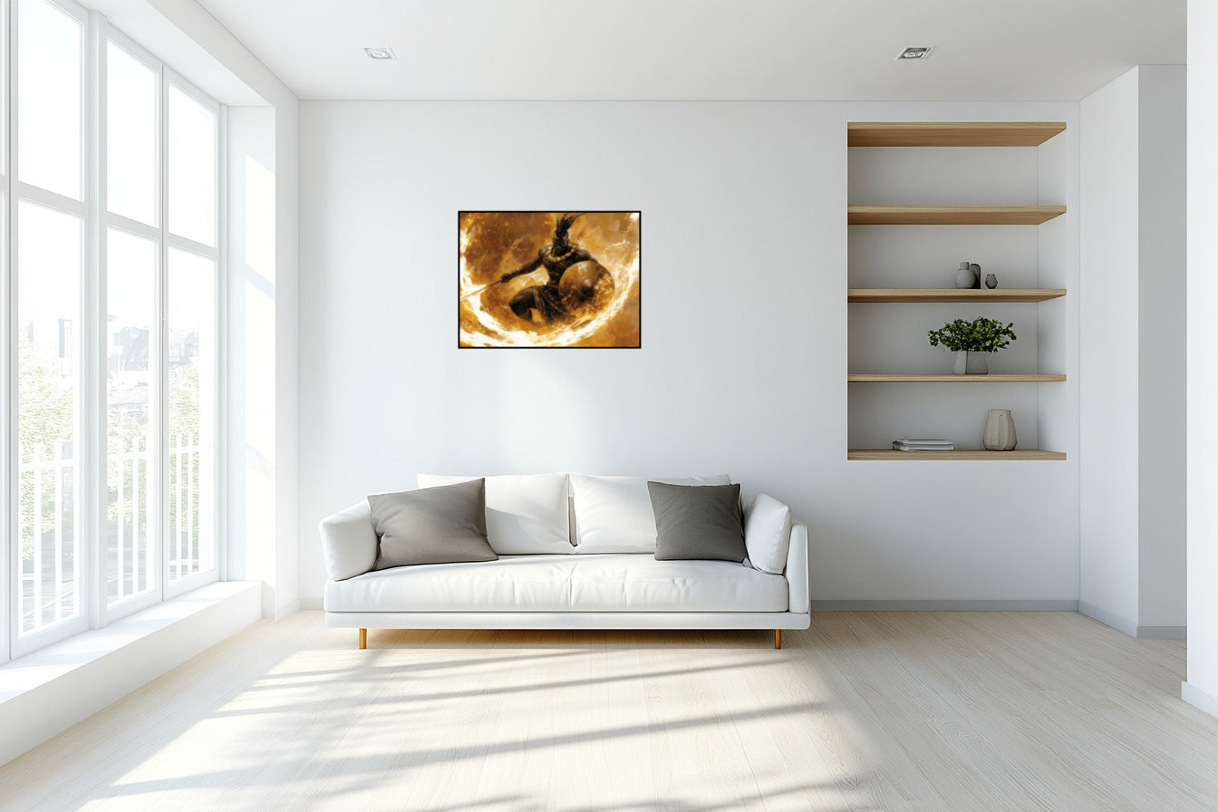 Soleil de Sang - Vue salon_1 en 80x60